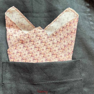 Obsidian silk square scarf 30*30cm
